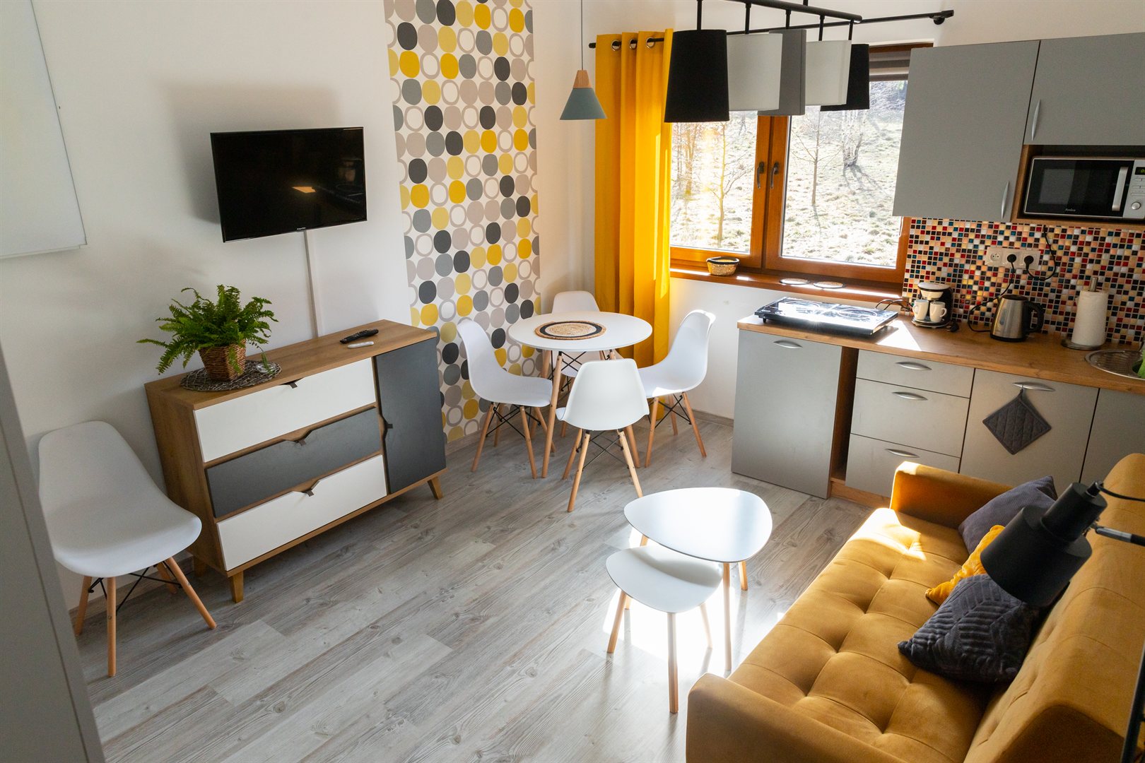Apartament Żółty - sypialnia